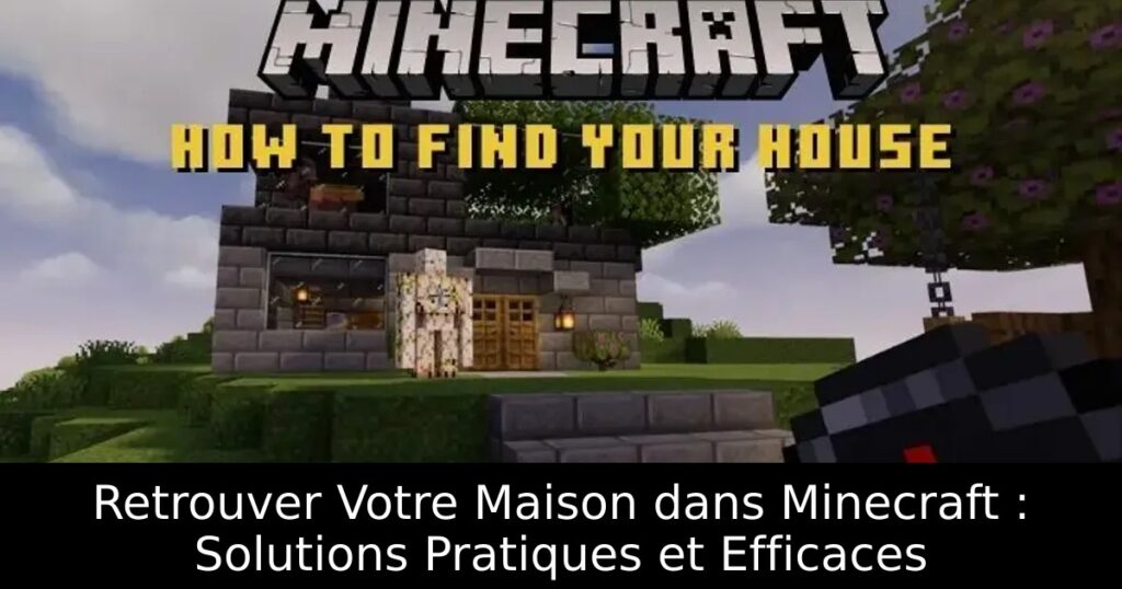 Retrouver Votre Maison dans Minecraft : Solutions Pratiques et Efficaces