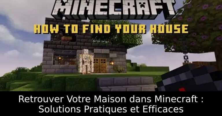 Retrouver Votre Maison dans Minecraft : Solutions Pratiques et Efficaces