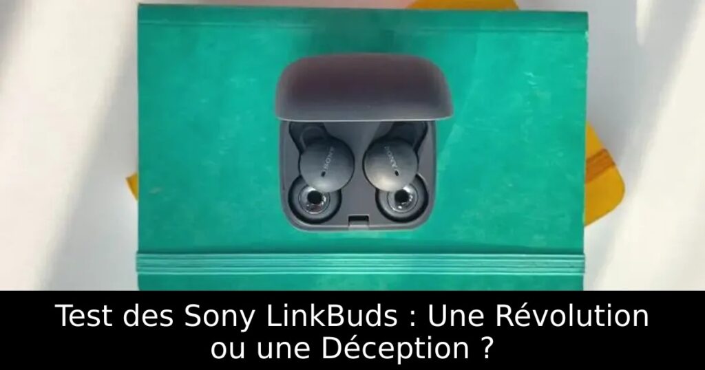Test des Sony LinkBuds : Une Révolution ou une Déception ?
