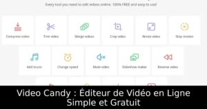 Video Candy : Éditeur de Vidéo en Ligne Simple et Gratuit