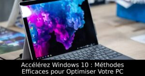 Accélérez Windows 10 : Méthodes Efficaces pour Optimiser Votre PC