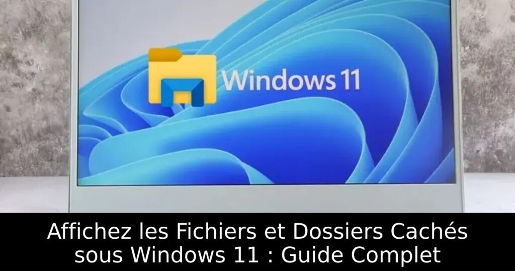 Affichez les Fichiers et Dossiers Cachés sous Windows 11 : Guide Complet