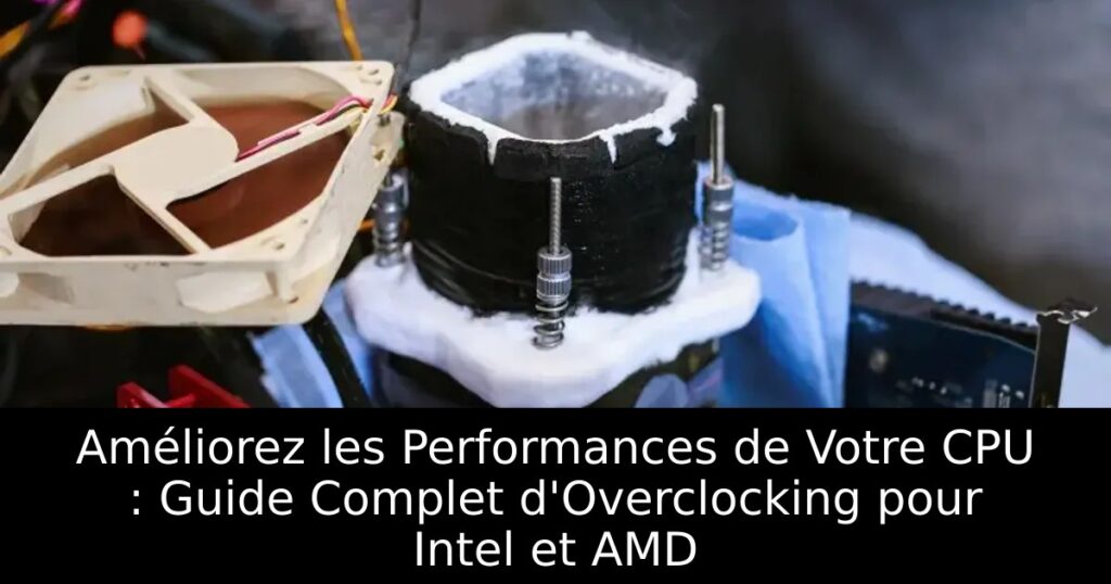 Améliorez les Performances de Votre CPU : Guide Complet d&rsquo;Overclocking pour Intel et AMD
