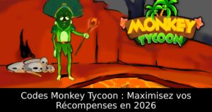 Codes Monkey Tycoon : Maximisez vos Récompenses en 2026