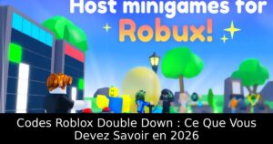 Codes Roblox Double Down : Ce Que Vous Devez Savoir en 2026