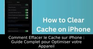 Comment Effacer le Cache sur iPhone : Guide Complet pour Optimiser votre Appareil