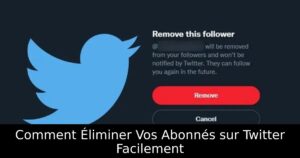 Comment Éliminer Vos Abonnés sur Twitter Facilement