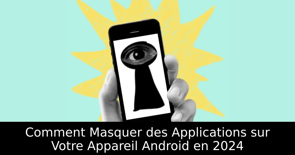 Comment Masquer des Applications sur Votre Appareil Android en 2024