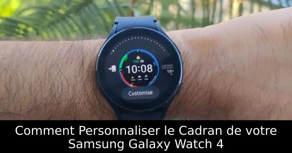 Comment Personnaliser le Cadran de votre Samsung Galaxy Watch 4