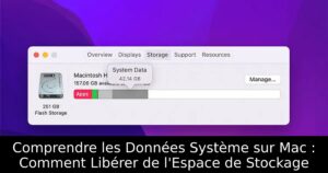 Comprendre les Données Système sur Mac : Comment Libérer de l&rsquo;Espace de Stockage