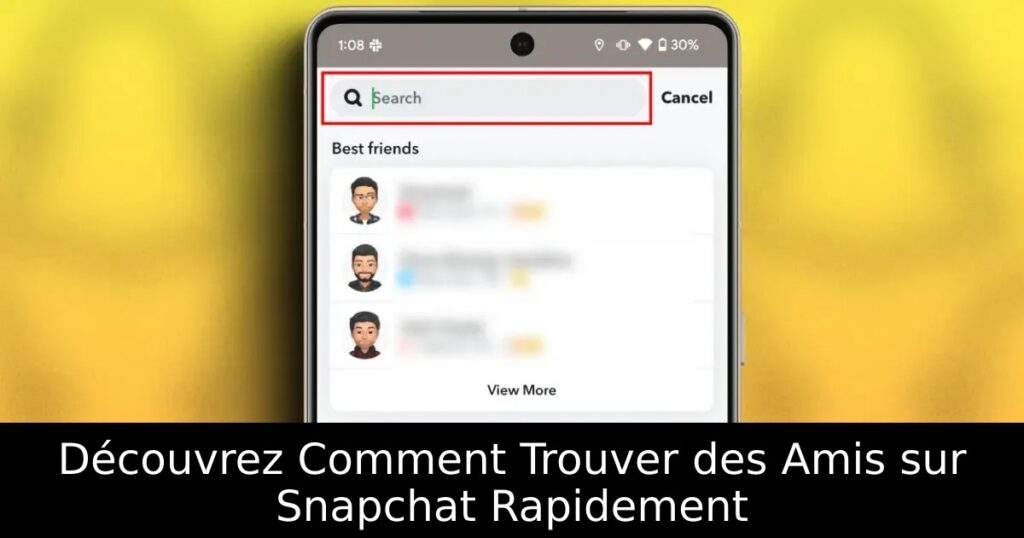 Découvrez Comment Trouver des Amis sur Snapchat Rapidement
