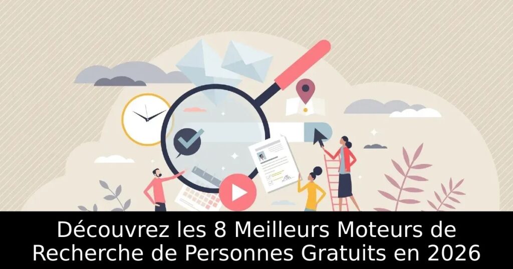Découvrez les 8 Meilleurs Moteurs de Recherche de Personnes Gratuits en 2026