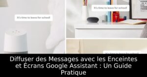 Diffuser des Messages avec les Enceintes et Écrans Google Assistant : Un Guide Pratique