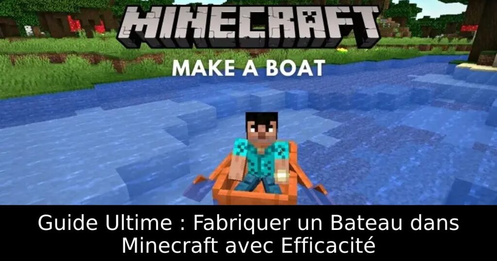 Guide Ultime : Fabriquer un Bateau dans Minecraft avec Efficacité