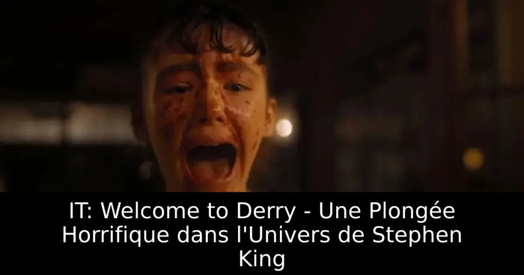 IT: Welcome to Derry – Une Plongée Horrifique dans l&rsquo;Univers de Stephen King