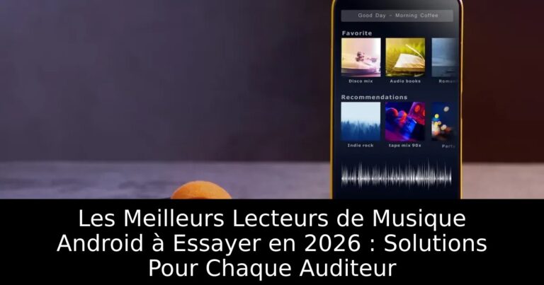 Les Meilleurs Lecteurs de Musique Android à Essayer en 2026 : Solutions Pour Chaque Auditeur