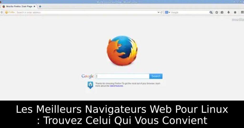 Les Meilleurs Navigateurs Web Pour Linux : Trouvez Celui Qui Vous Convient
