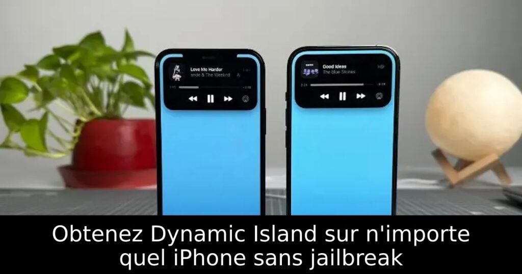 Obtenez Dynamic Island sur n&rsquo;importe quel iPhone sans jailbreak