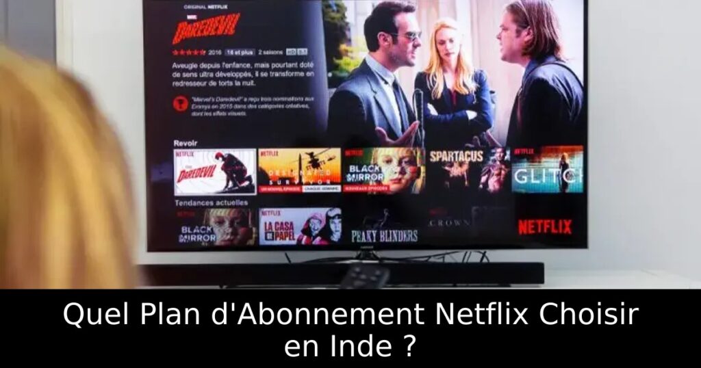 Quel Plan d&rsquo;Abonnement Netflix Choisir en Inde ?