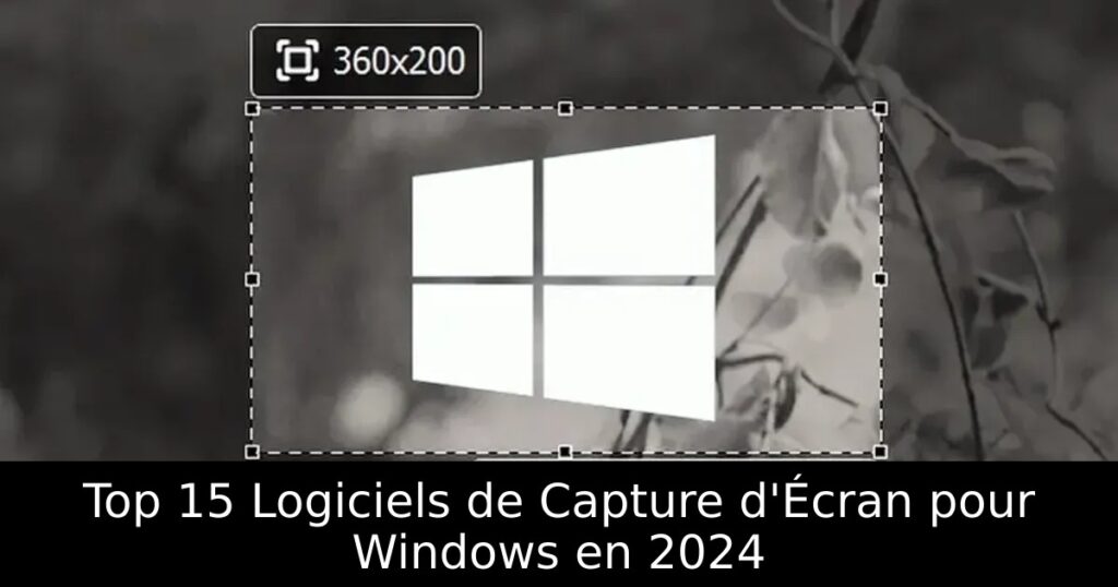 Top 15 Logiciels de Capture d&rsquo;Écran pour Windows en 2024