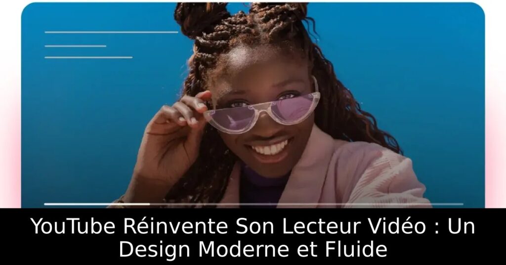 YouTube Réinvente Son Lecteur Vidéo : Un Design Moderne et Fluide