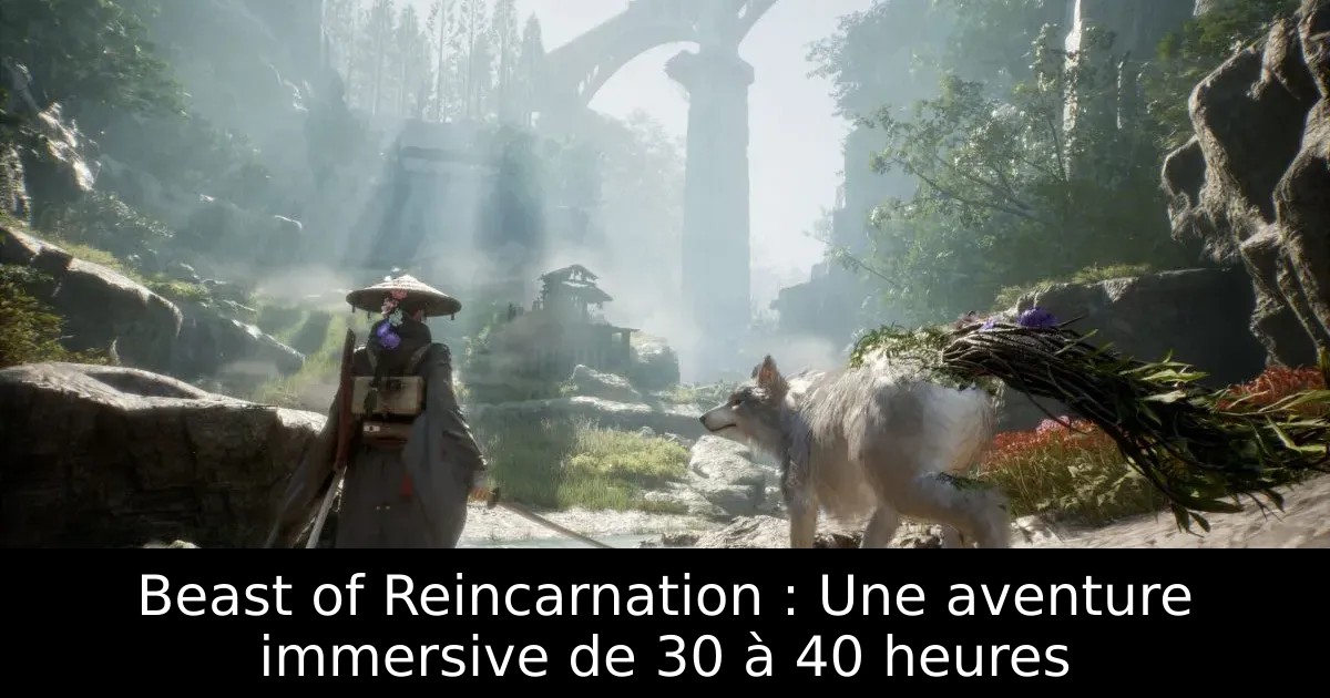 Beast of Reincarnation : Une aventure immersive de 30 à 40 heures