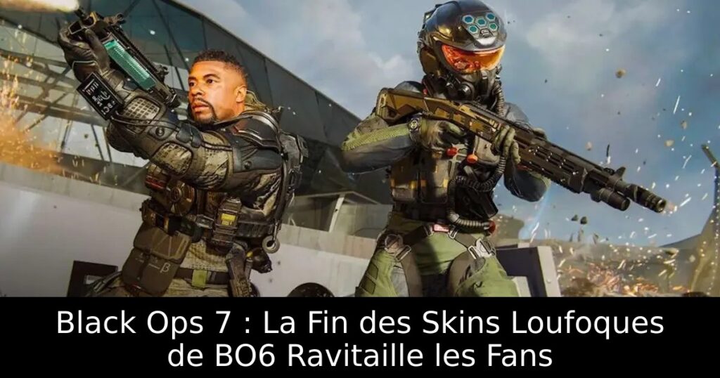 Black Ops 7 : La Fin des Skins Loufoques de BO6 Ravitaille les Fans