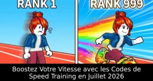 Boostez Votre Vitesse avec les Codes de Speed Training en Juillet 2026