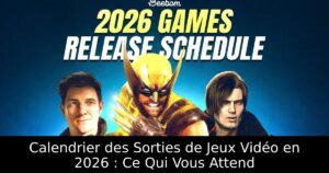 Calendrier des Sorties de Jeux Vidéo en 2026 : Ce Qui Vous Attend