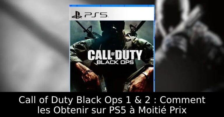 Call of Duty Black Ops 1 & 2 : Comment les Obtenir sur PS5 à Moitié Prix