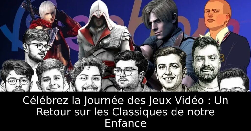 Célébrez la Journée des Jeux Vidéo : Un Retour sur les Classiques de notre Enfance