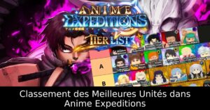 Classement des Meilleures Unités dans Anime Expeditions