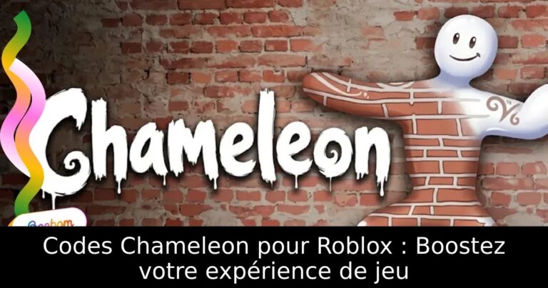 Codes Chameleon pour Roblox : Boostez votre expérience de jeu