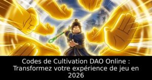 Codes de Cultivation DAO Online : Transformez votre expérience de jeu en 2026