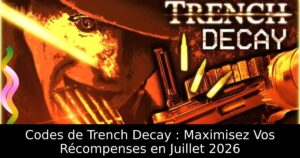 Codes de Trench Decay : Maximisez Vos Récompenses en Juillet 2026