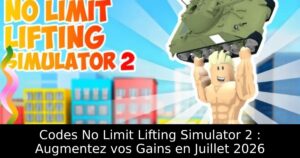 Codes No Limit Lifting Simulator 2 : Augmentez vos Gains en Juillet 2026