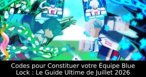 Codes pour Constituer votre Équipe Blue Lock : Le Guide Ultime de Juillet 2026