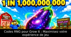 Codes RNG pour Grow It : Maximisez votre expérience de jeu