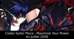 Codes Sailor Piece : Maximize Your Power en Juillet 2026