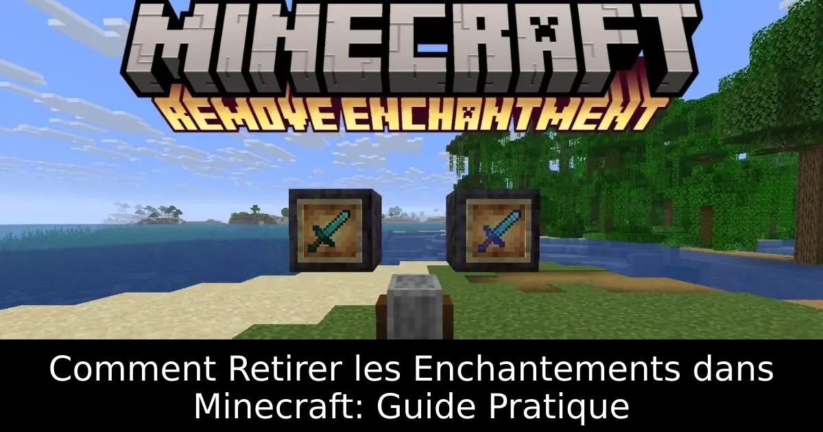 Comment Retirer les Enchantements dans Minecraft: Guide Pratique