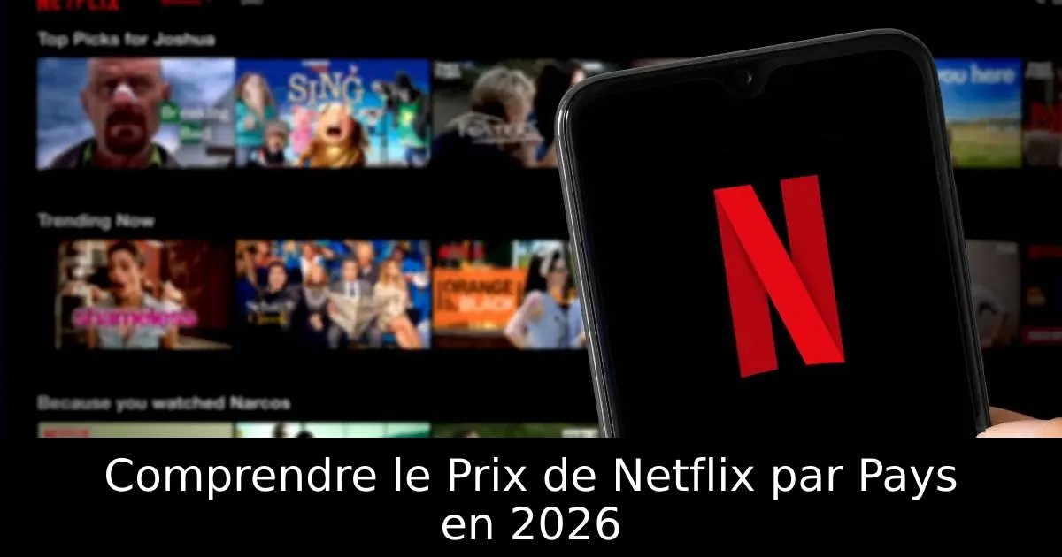 Comprendre le Prix de Netflix par Pays en 2026