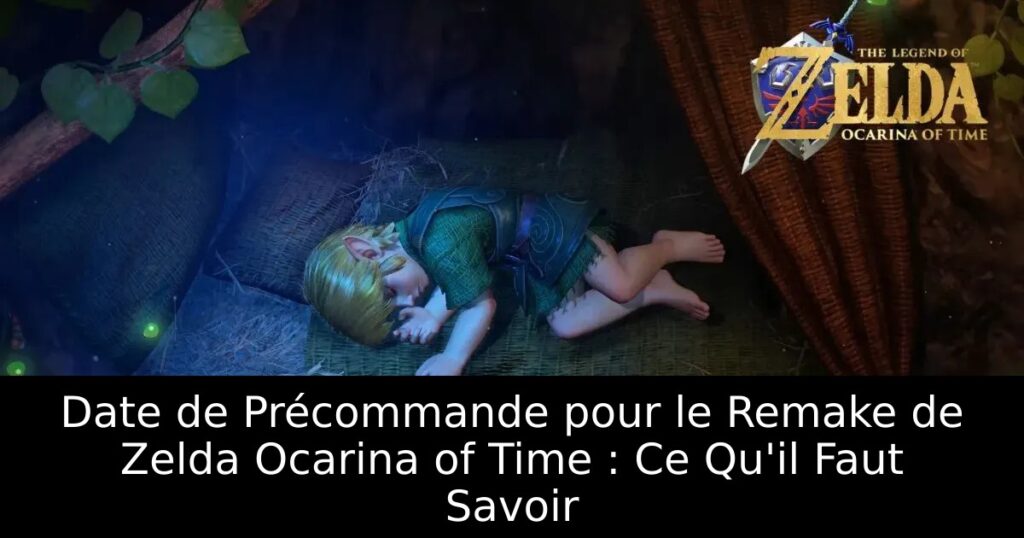 Date de Précommande pour le Remake de Zelda Ocarina of Time : Ce Qu&rsquo;il Faut Savoir