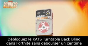 Débloquez le KATS Turntable Back Bling dans Fortnite sans débourser un centime