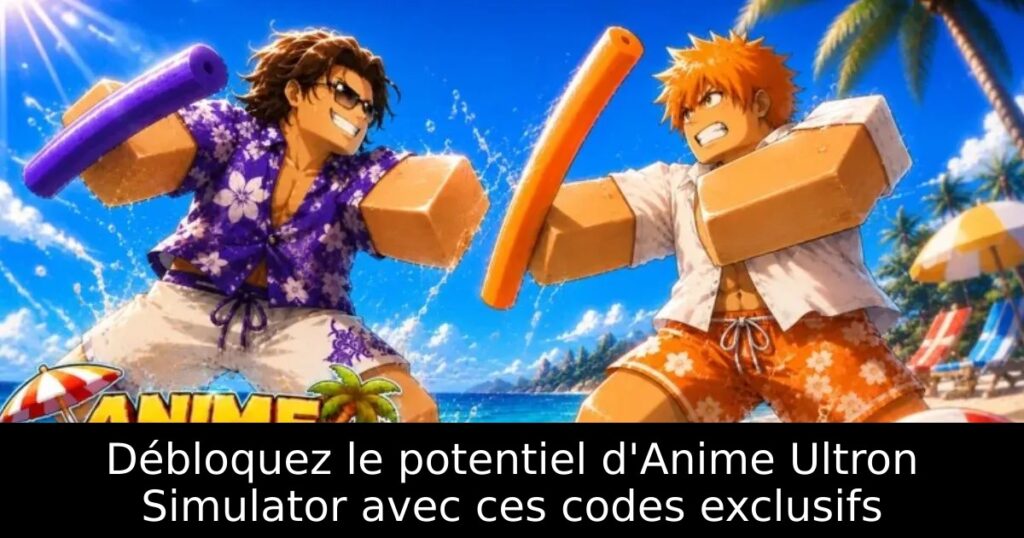 Débloquez le potentiel d&rsquo;Anime Ultron Simulator avec ces codes exclusifs