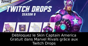 Débloquez le Skin Captain America Gratuit dans Marvel Rivals grâce aux Twitch Drops
