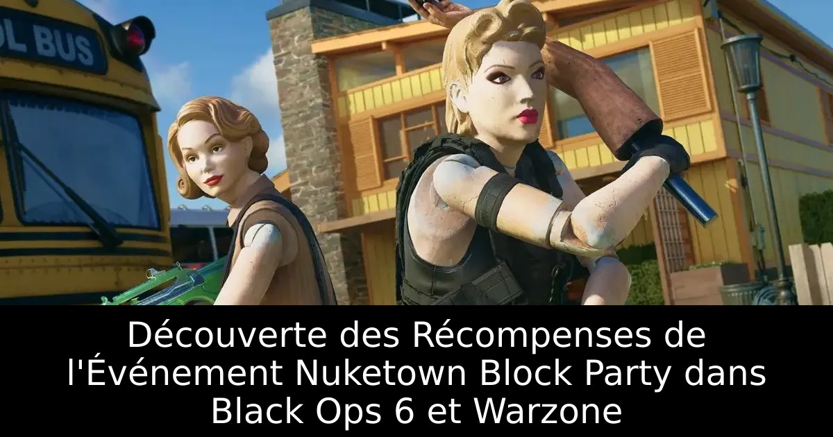 Découverte des Récompenses de l&rsquo;Événement Nuketown Block Party dans Black Ops 6 et Warzone