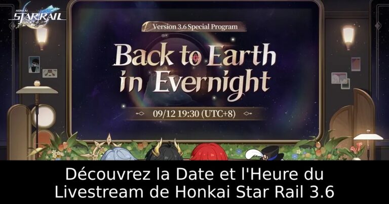 Découvrez la Date et l&rsquo;Heure du Livestream de Honkai Star Rail 3.6