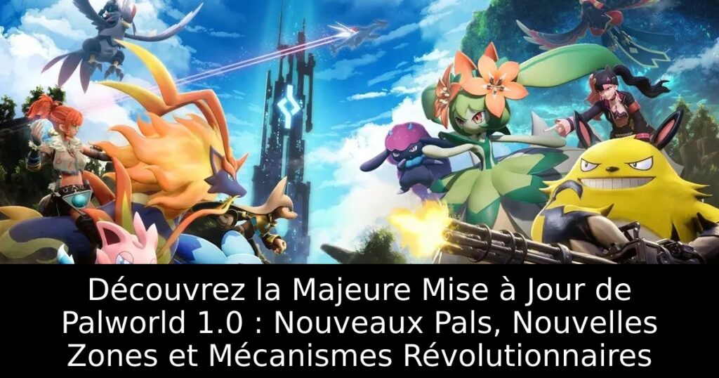 Découvrez la Majeure Mise à Jour de Palworld 1.0 : Nouveaux Pals, Nouvelles Zones et Mécanismes Révolutionnaires