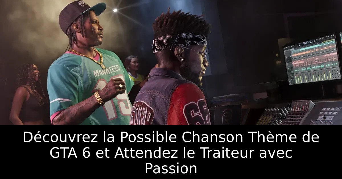 Découvrez la Possible Chanson Thème de GTA 6 et Attendez le Traiteur avec Passion
