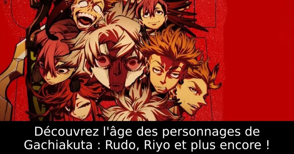 Découvrez l&rsquo;âge des personnages de Gachiakuta : Rudo, Riyo et plus encore !